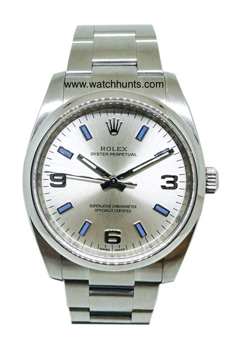 rolex 1005 steel roman numbers|Rolex Oyster Perpetual 34 watch: Oystersteel.